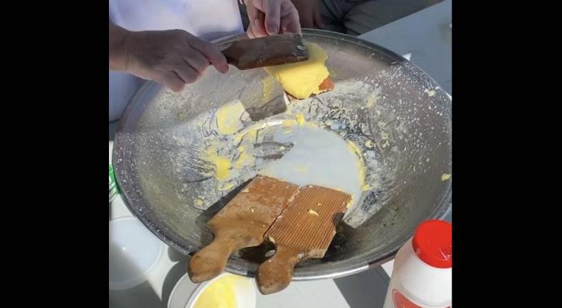 Butter making image