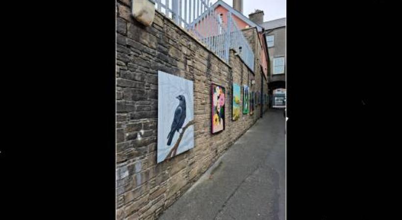 Paintings on wall