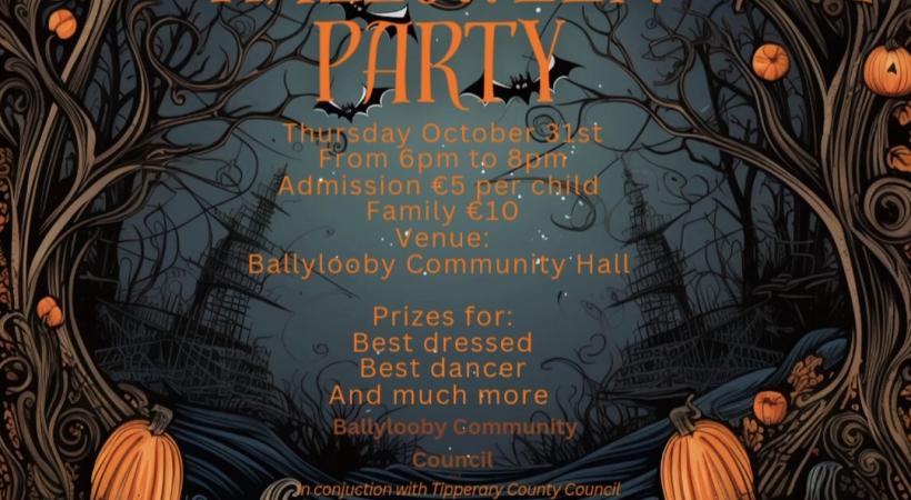 picture of pumpkins and details of event